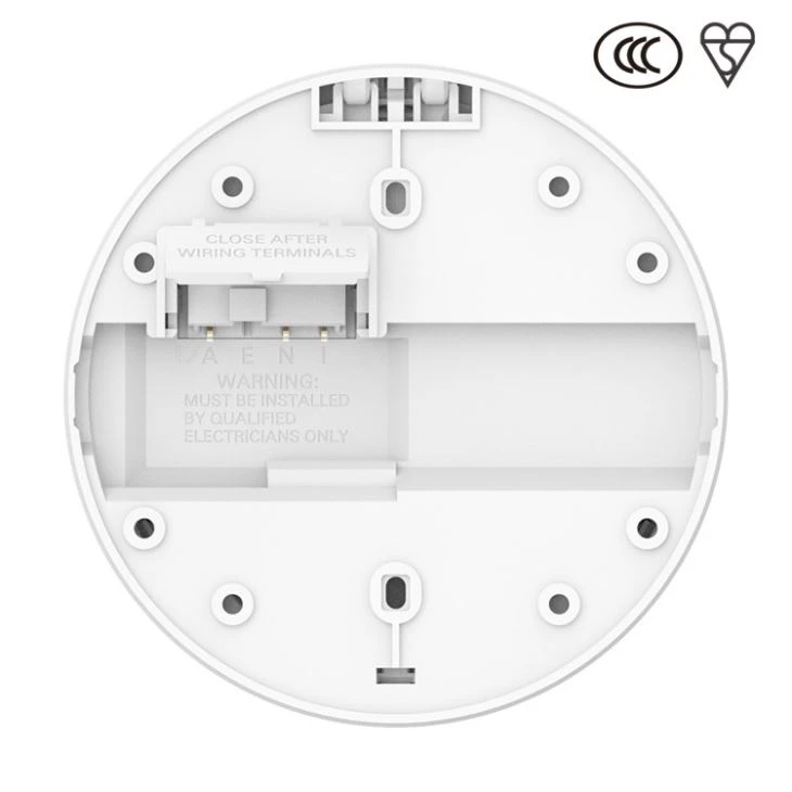 AC Power Photoelectric Smoke Detector With DC 9 Voltage Battery